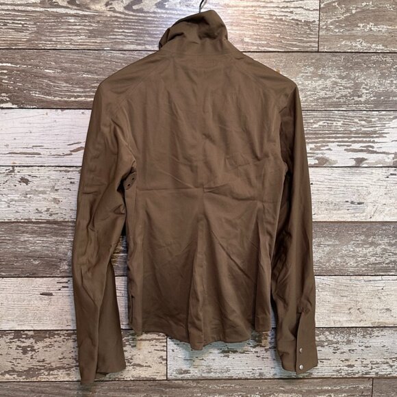 NWOT Nau Brown SSI Courier Windshirt Light weight Windbreaker Jacket - Picture 2 of 4